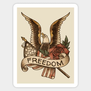 OldSalt American Traditional Freedom Eagle Magnet